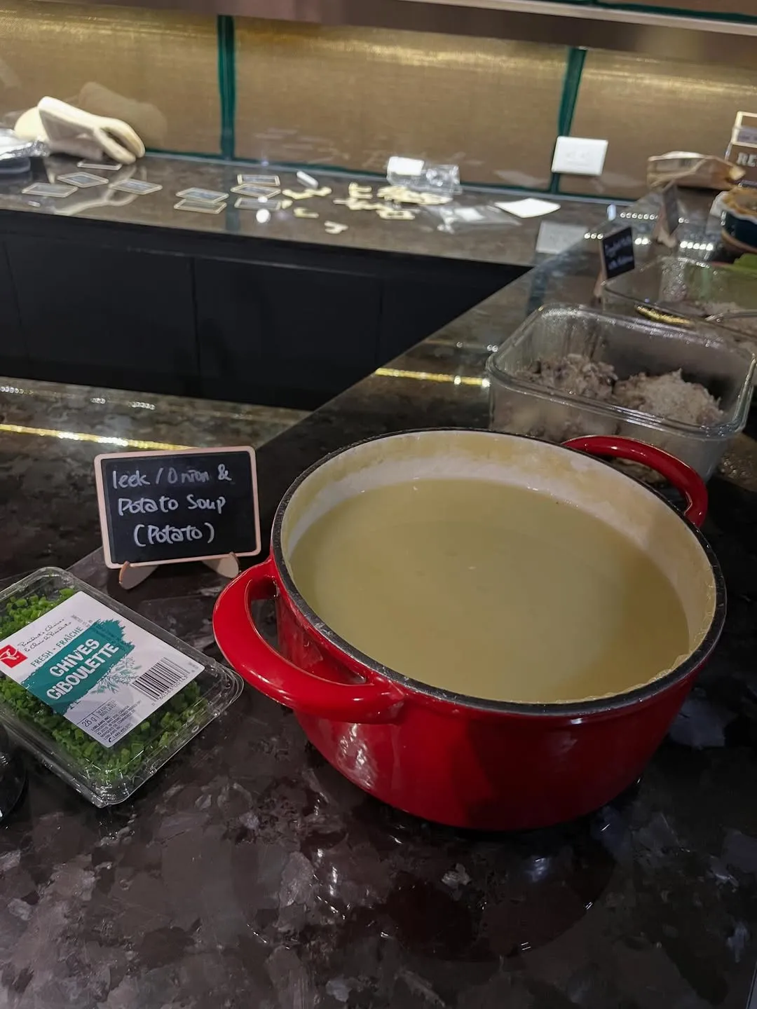 Dishes from the French night